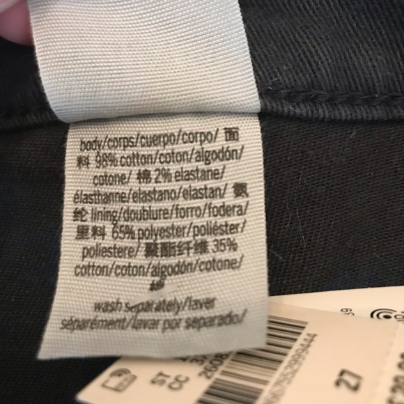 NWT Victorias Secret PINK High Waisted Black Jean Shorts - Picture 8 of 9